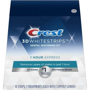 bělící pásky Crest 1-hour Express