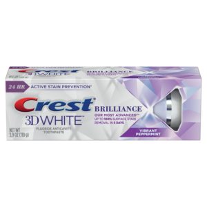 bělicí zubní pasta Crest Brilliance